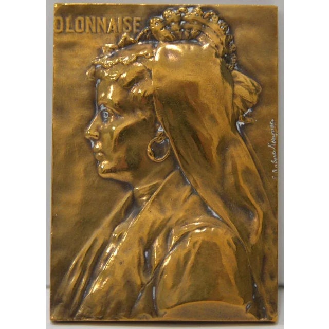 French Medallion - Traditional French Dress by Ernesta Robert-Merignac c.1910 For Sale - Image 5 of 5