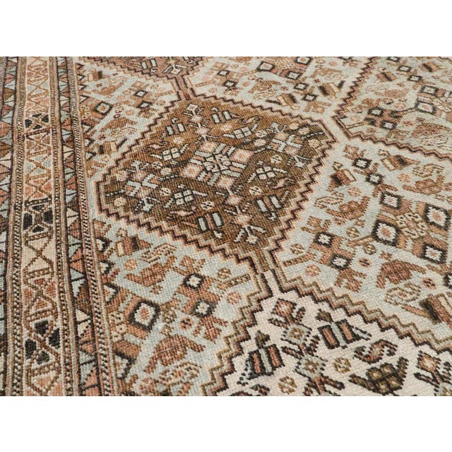 Tribal Galerie Shabab Collection Early 20th Century Persian Afshar Accent Rug For Sale - Image 3 of 7