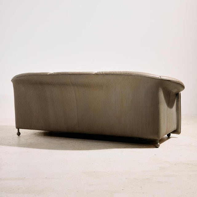 Paolo Piva Aura Leather Sofa Set by Paolo Piva for Wittmann, 1980s, Set of 3 For Sale - Image 4 of 18