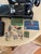 Paint 1951 Singer Featherweight 221 Sewing Machine With Original Attachments For Sale - Image 7 of 10