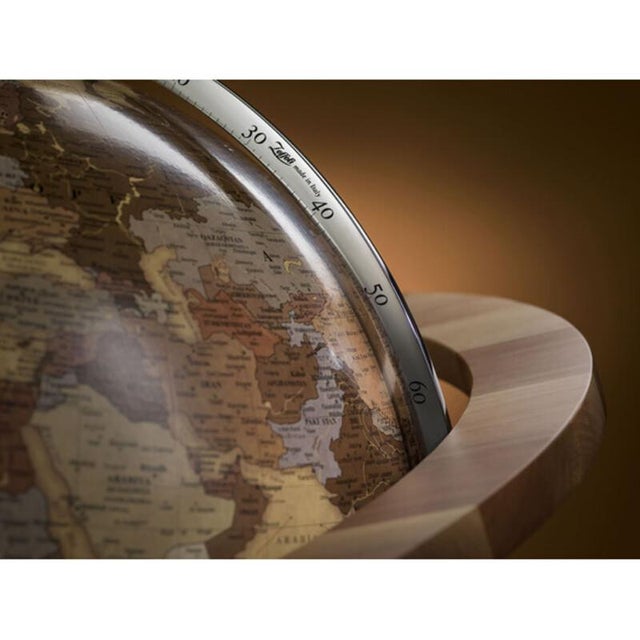 Apricot Trilogy Globe by Zoffoli Mappamondi For Sale - Image 4 of 8