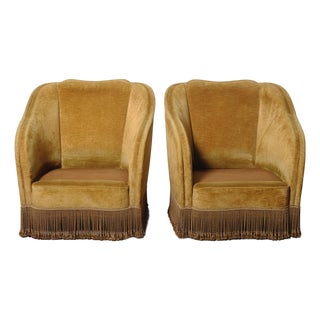 Italian Armchairs, 1940s-1950s, Set of 2 For Sale
