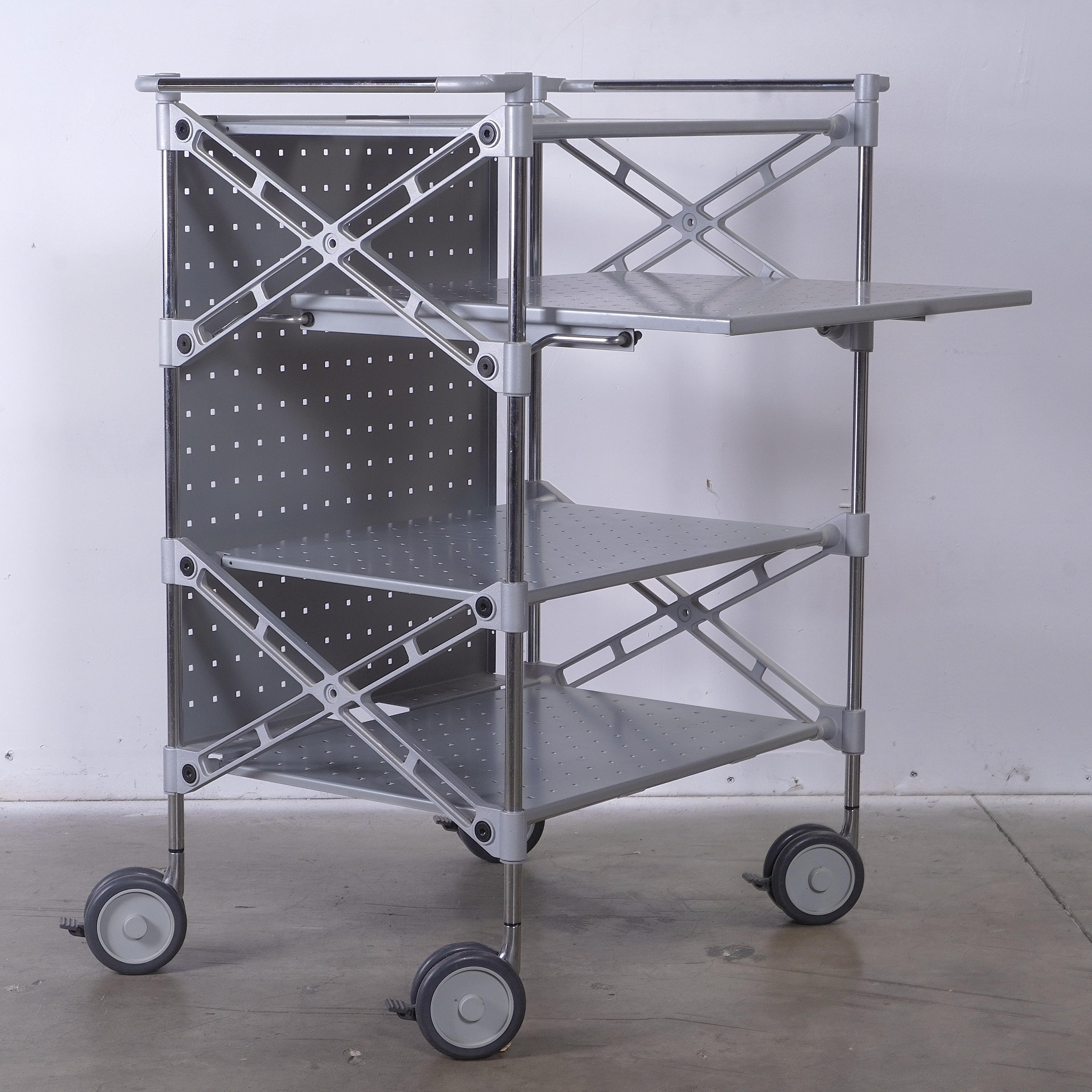 Kartell Oxo Trolley Computer Cart by Antonio Citterio, Attributed