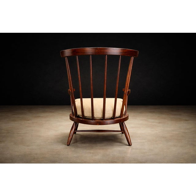 Brazilian Modern Armchair in Imbuia Wood & Cushion, a Forma Decorativa, Brazil, 1960s For Sale In New York - Image 6 of 15