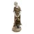 Large Art Deco Bronze and Carved Marble Sculpture of a Water Carrier by Dominique Alonzo (58 Cm) For Sale