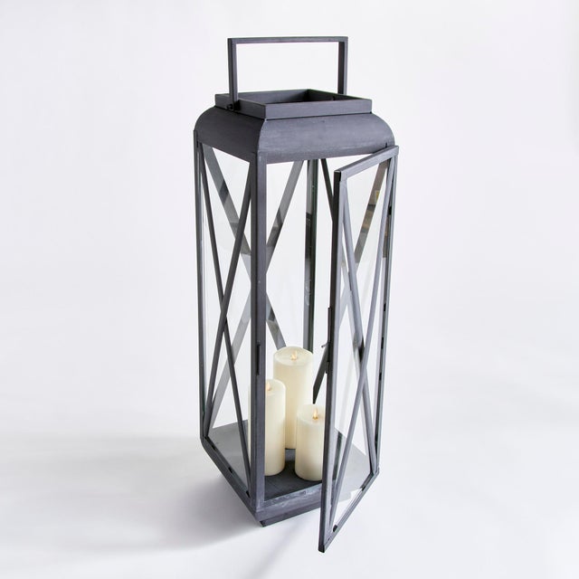 Kenneth Ludwig Chicago Terrazza Outdoor Lantern Large For Sale - Image 4 of 7