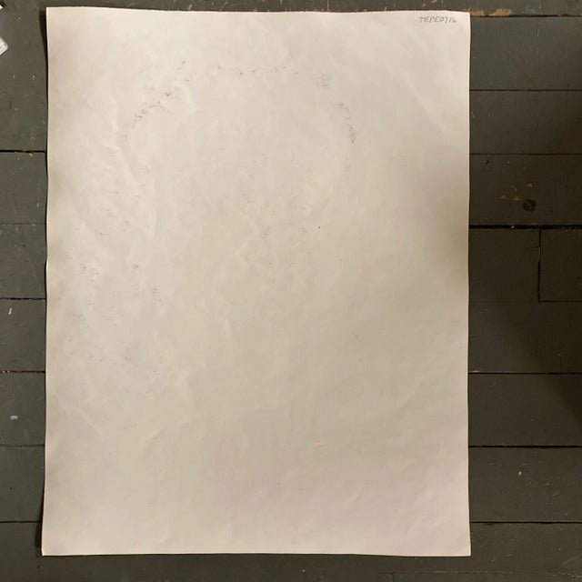 Contemporary Original E.J.Hartmann Large Abstract Portrait Painting Signed For Sale - Image 4 of 5