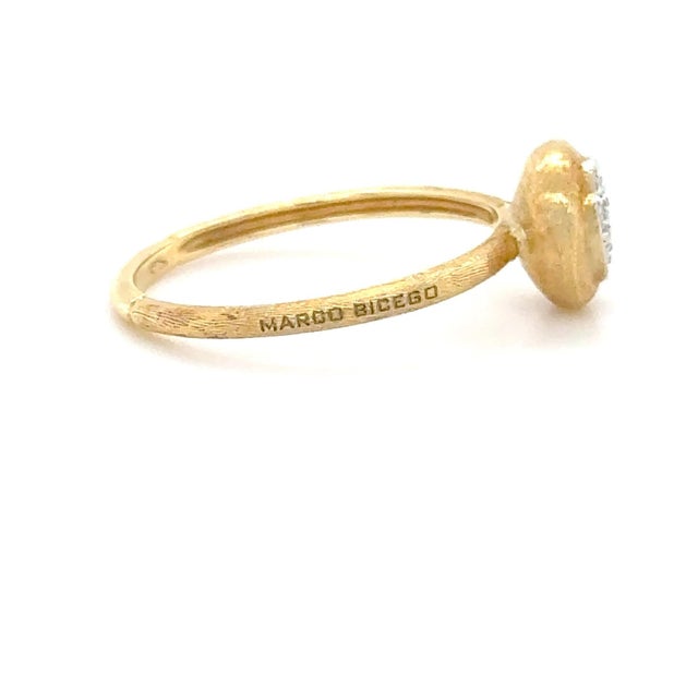 Marco Bicego, 18k Yellow Gold and Diamond Jaipur Ring For Sale In Chicago - Image 6 of 8