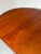Mid-Century Modern Round to Oval Extendable Teak Dining Table For Sale - Image 4 of 7