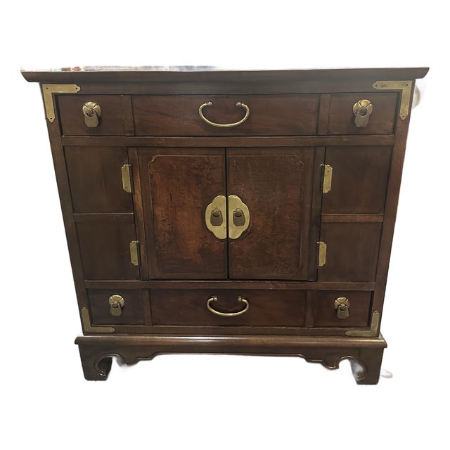 Thomasville Hollywood Regency Chinoiserie Commode For Sale