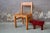 Ancient children's chairs often have "we don't know what" to tender and moving. All in wood, it is easy to associate with...