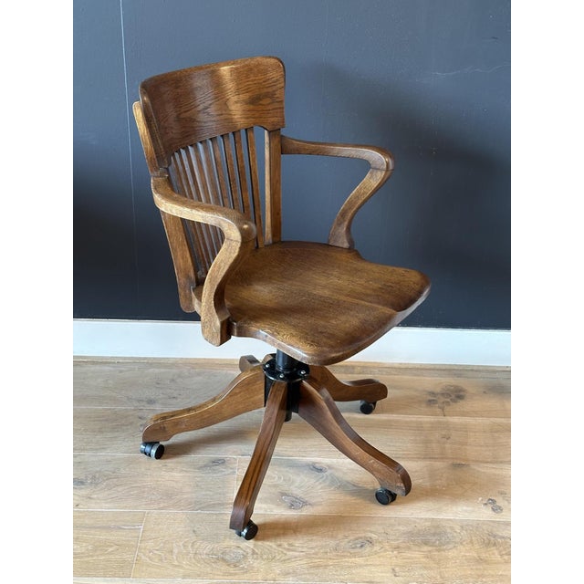 Vintage Swivel Desk Chair, 1990s For Sale - Image 4 of 6