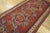 Tribal 1930s Ruby Red Geometric Tribal Antique Caucasian Kazak Carpet 4' 8'' X 9' 6'' Knotted Wool Rug For Sale - Image 3 of 13