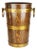 French Oak, Aluminum and Brass Ice Bucket from Geraud Lafitte Ouvrier, 1950s For Sale