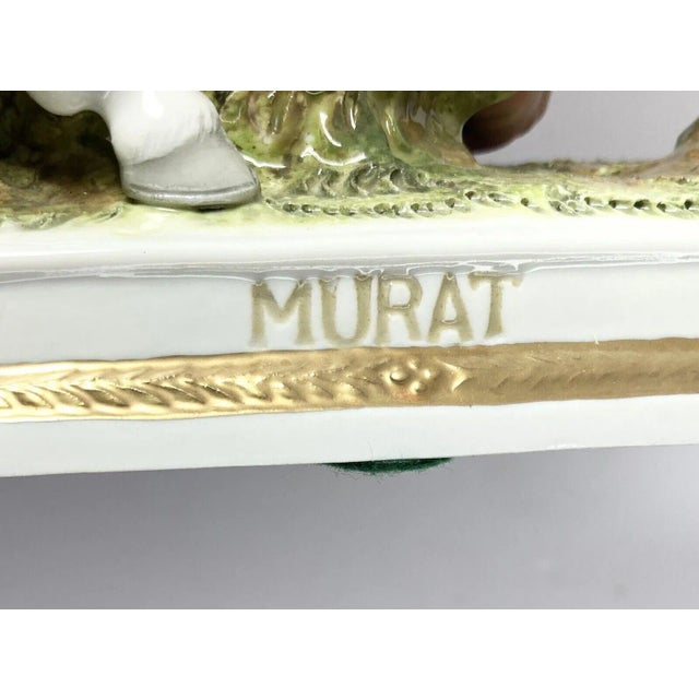 Green Early 20th Century Scheibe-Alsbach Kister Porcelain Napoleonic Murat Soldier Figurine For Sale - Image 8 of 11