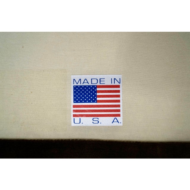 Hollywood Regency George Smith Style English Roll-Arm Loveseat For Sale - Image 12 of 12