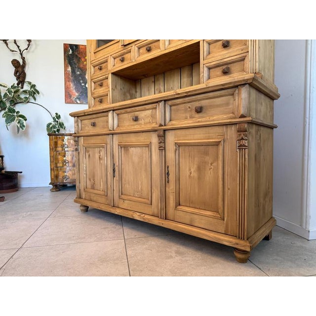 Gründerzeit Kitchen Sideboard, Farmhouse Cupboard, Farmhouse Sideboard D2818 For Sale - Image 8 of 18