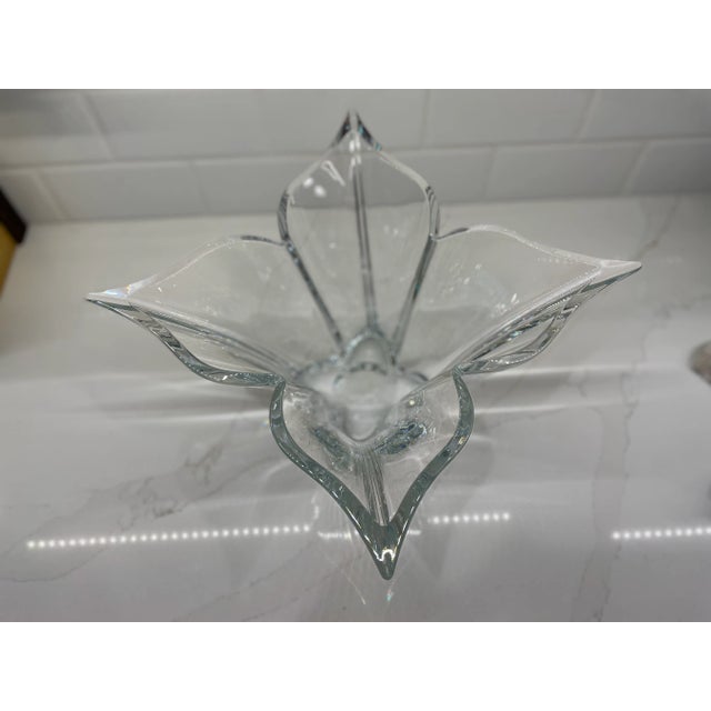 Absolutely stunning crystal Florale bowl by Mikasa. This piece is both elegant and formidable. It has a delicate design,...
