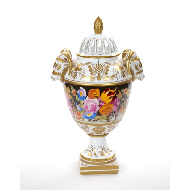 Antique German Meissen Porcelain Painted & Gilt Decorative Covered Urn For Sale - Image 13 of 13