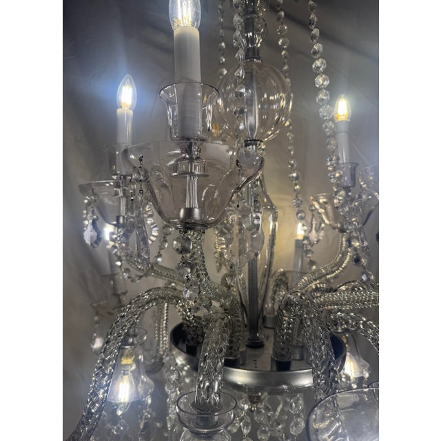 Murano Chandelier with 15 Lights, 1920s For Sale - Image 8 of 8