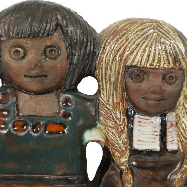 Wall Sculpture by Elisabeth Vandeweghe for Perignem, 1960s For Sale - Image 12 of 13