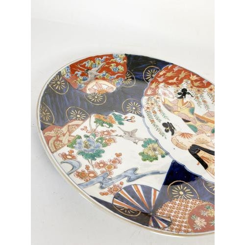 Large 19th Century Ilmari Japanese Dish, Japan For Sale - Image 6 of 14