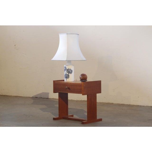 1970s Small Teak Bedside Table, 1960s For Sale - Image 5 of 18