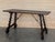 19th Walnut Console Table With Lyre Legs and Heavy Top, Spain For Sale - Image 4 of 12