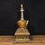 Metal Vintage Tibetan Gilt Bronze Stupa - Buddhist Reliquary Pagoda With Gemstone Inlay For Sale - Image 7 of 9