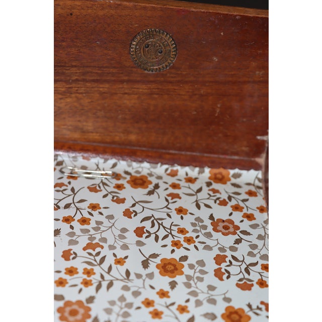 Aimone Mahogany & Satinwood Vanity W/Mirror For Sale - Image 10 of 11