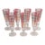 Mid 20th Century Art Deco Pilsner Beer Glasses - Set of 7 For Sale