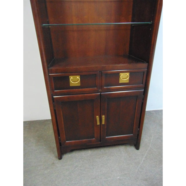 Hekman Furniture Hekman Asian Design Cherry Bookshelf For Sale - Image 4 of 9