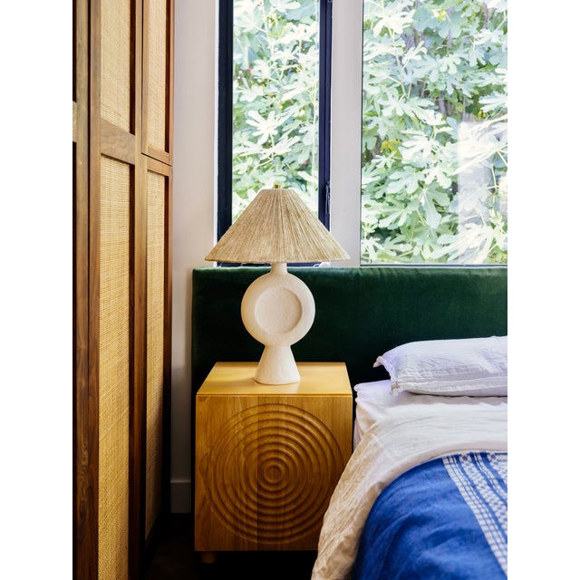 Brass Mitzi Centella 18 in. 1 Light Table Lamp in Aged Brass and White Plaster Finish For Sale - Image 8 of 11
