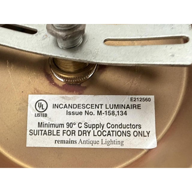 Brass & Nickel "Sunburst" Chandelier by Remains Lighting of New York For Sale - Image 18 of 18
