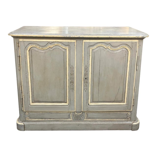 18th Century Louis XV French Painted Two Tone Server For Sale