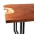 Organic Modern Living Edge Dining Table For Sale In Greensboro - Image 6 of 7