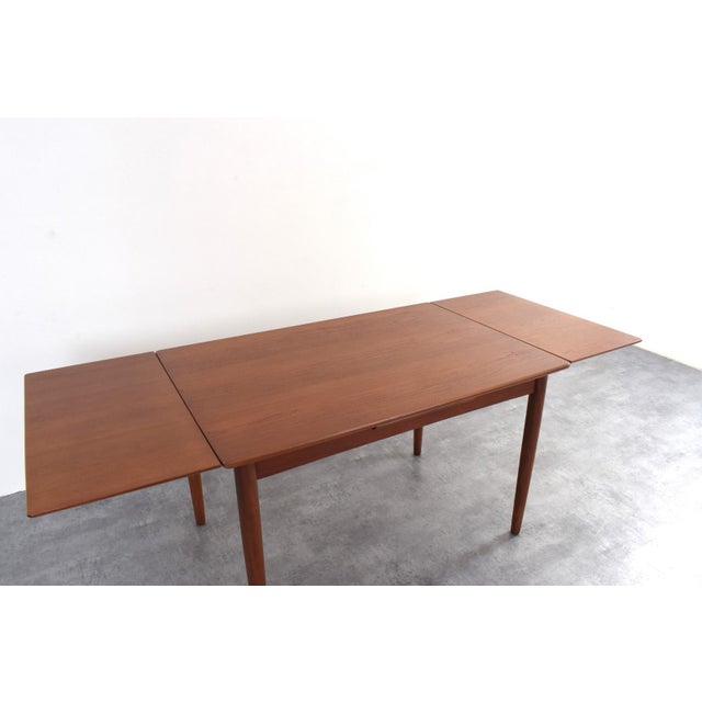 Mid-Century Danish Teak Extendable Dining Table, 1960s For Sale - Image 18 of 18