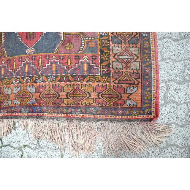Vintage Nomadic Area Rug For Sale - Image 9 of 11