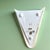 Minimalist White Frosted Glass Triangular Conical Wall Sconce Lamp, 1990s For Sale - Image 9 of 10