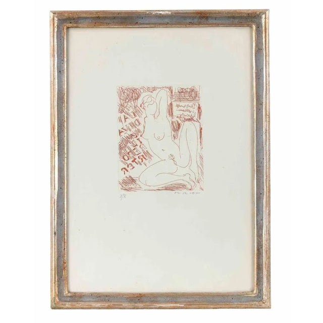 Etching and drypoint realized by Giulio Turcato in 1974. Edition of I/X. Hand signed and numbered in pencil. Belongs to...