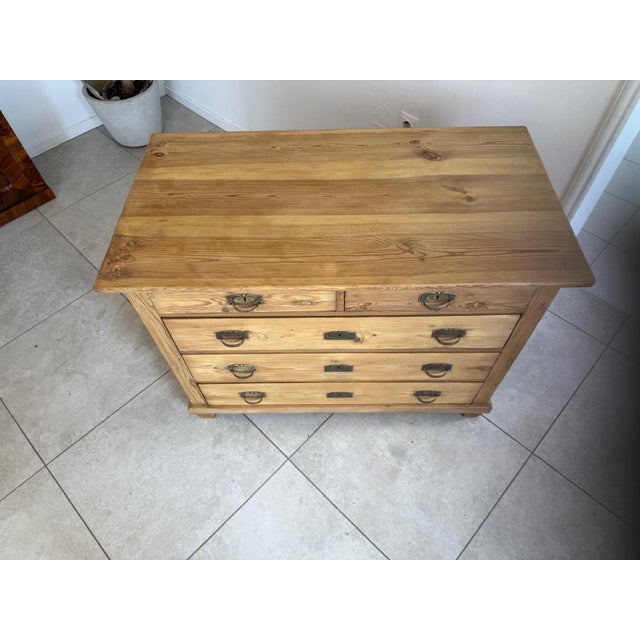 Art Nouveau Chest of 4 Drawers, 1890s For Sale - Image 9 of 14