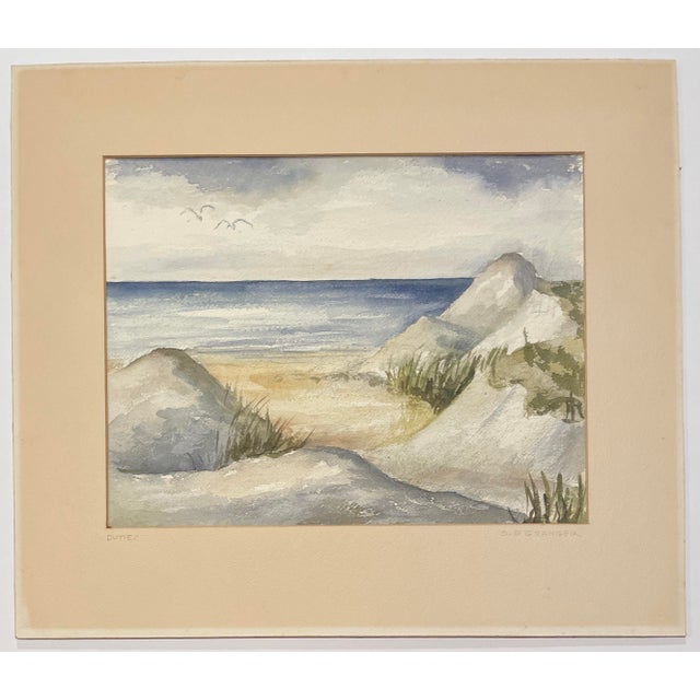 Olive Granger Dunes Beach Landscape Painting For Sale - Image 4 of 8