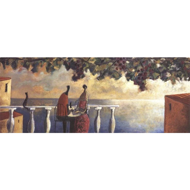 Artist: Didier Lourenco Title: Couple and Cat Year: 2002 Signed: No Medium: Offset Lithograph Paper Size: 9 x 20 inches (...