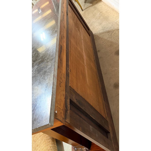 Monumental Pair Regency Revival Mahogany & Marble Consoles Manner Thomas Hope For Sale - Image 15 of 17