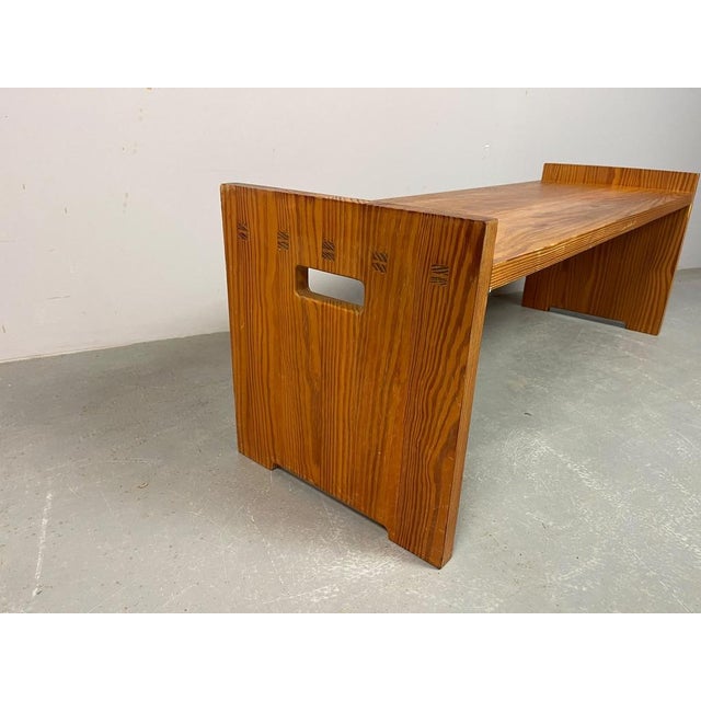 Mid-Century Modern M 103 Bench in Pine by Hans Agne Jakobsson, Sweden, 1950s For Sale - Image 3 of 7