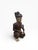 Brown Mid 20th Century Hand-Carved Chinese Wooden Figural Sculpture of Seated Musician Holding Musical Instrument For Sale - Image 8 of 14
