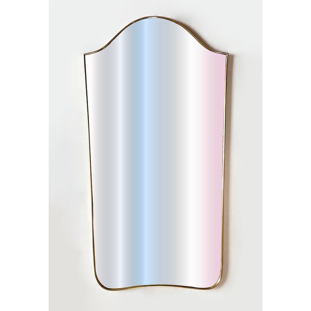 Vintage Rounded Shield Mirror, 1970s For Sale - Image 10 of 10