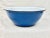 Vintage Blue Enamel Metal Mixing Bowls-A Pair For Sale - Image 9 of 11