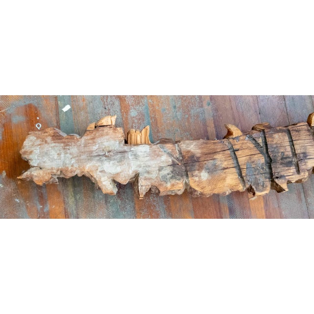 17th or 18th C. Carved Wood Decorative Swag in Baroque Style, Continental European For Sale - Image 15 of 18