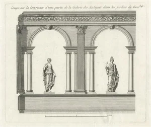 Section of the Kew Gardens, 1785, Paper